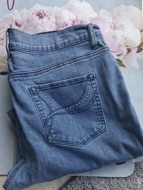 Lee Women's Light Blue Bootcut Jeans with Studded Back Pocket